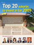 Top 20 Suburbs to Invest in for 2009