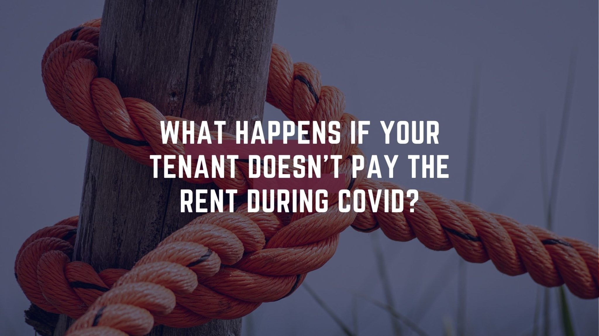 What happens if your tenant doesn’t pay the rent during COVID_